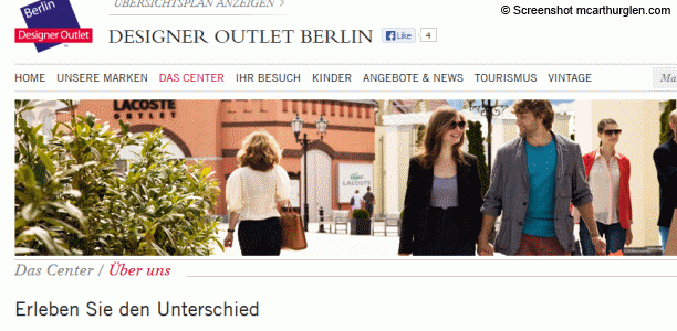 Designer Outlet Berlin – Markenmode in McArthurGlen Designer Outlets für wenig Geld